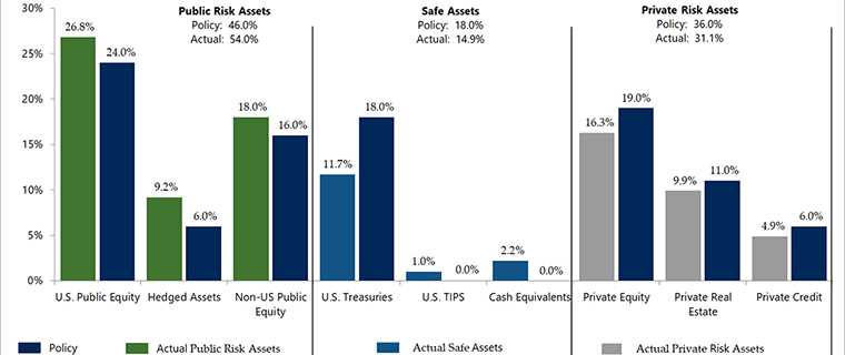 asset allocation bar chart