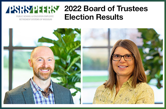 2022 Board of Trustees Election Jason Steliga (left) and Allie Gassmann (right)