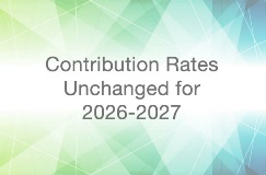 member/employer contribution rates will remain unchanged for the 2026-2027 school year