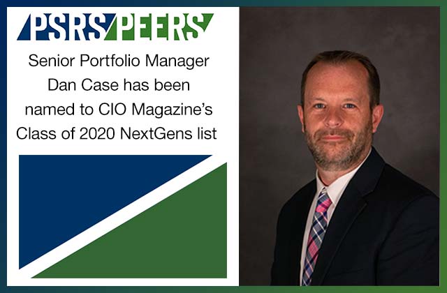 PSRS/PEERS Senior Portfolio Manager Dan Case, one of CIO Magazine's Class of 2020 NextGens