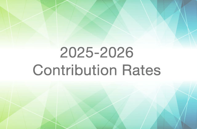 2025-2026 Contribution Rates