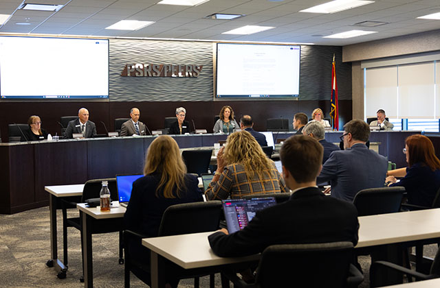 Trustees and PSRS/PEERS staff at the June 2026 Board Meeting