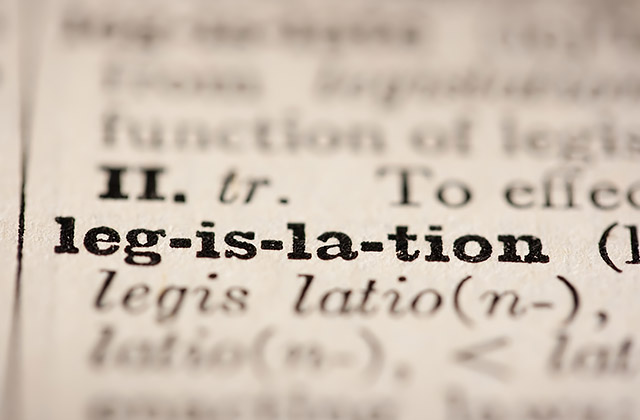 a close-up photo of the word legislation from a dictionary listing