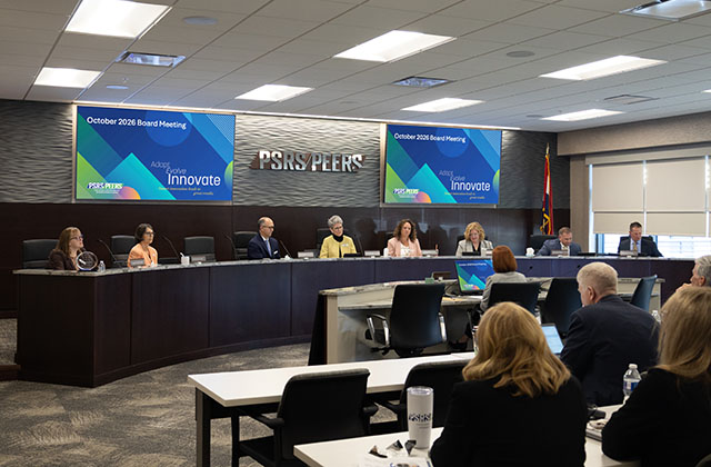 Trustees and Director Snider at the October meeting