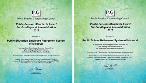 Public Pension Coordinating Council Award for Funding and Administration 2018