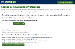 a screenshot from Web member Services showing the Communications preferences screen and the option to select "Electronic Tax Documents"