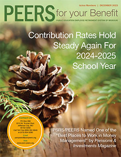 PEERS Benefit Check newsletter cover photo for December 2023 issue