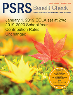 PSRS Benefit Check November 2018 Newsletter cover PSRS Benefit Check November 2018 Newsletter-cover