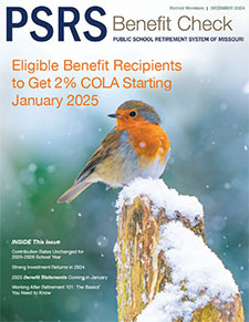 PSRS Benefit Check newsletter - December 2024 cover