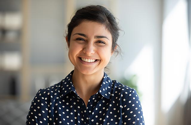 smiling young teacher